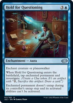 Hold for Questioning card from Jumpstart 2022