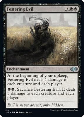 Festering Evil card from Jumpstart 2022