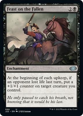 Feast on the Fallen card from Jumpstart 2022