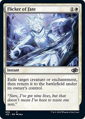 Flicker of Fate card from Jumpstart 2022