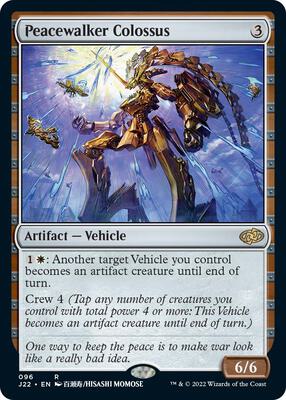 Peacewalker Colossus card from Jumpstart 2022