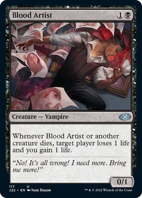 Blood Artist card from Jumpstart 2022