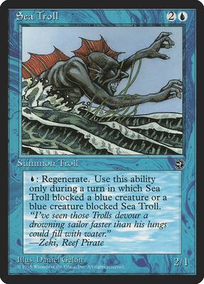 Sea Troll card from Homelands