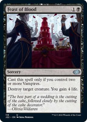 Feast of Blood card from Jumpstart 2022
