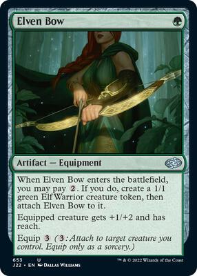 Elven Bow card from Jumpstart 2022