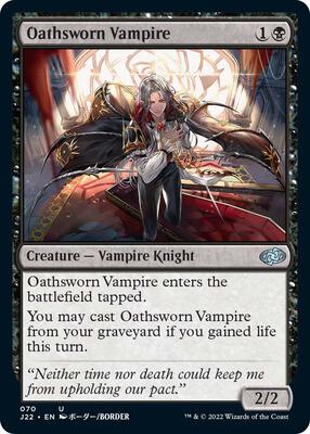 Oathsworn Vampire card from Jumpstart 2022