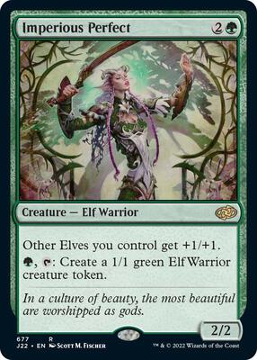 Imperious Perfect card from Jumpstart 2022