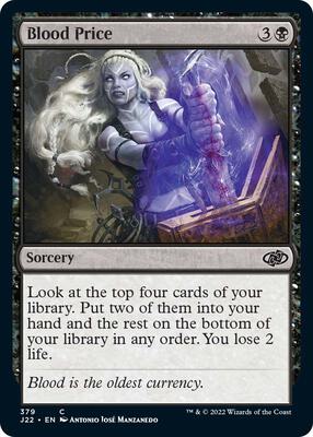 Blood Price card from Jumpstart 2022