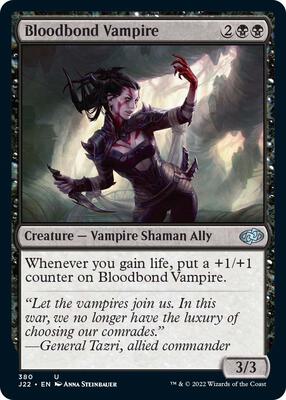 Bloodbond Vampire card from Jumpstart 2022