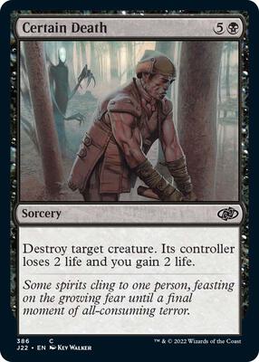 Certain Death card from Jumpstart 2022
