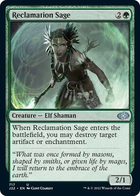 Reclamation Sage card from Jumpstart 2022