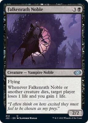 Falkenrath Noble card from Jumpstart 2022