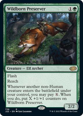 Wildborn Preserver card from Jumpstart 2022