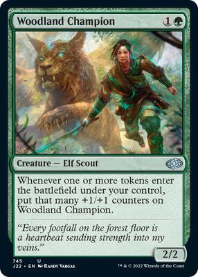 Woodland Champion card from Jumpstart 2022
