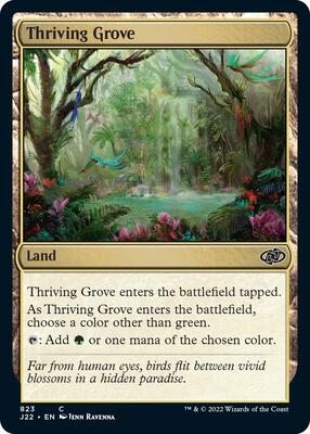 Thriving Grove card from Jumpstart 2022
