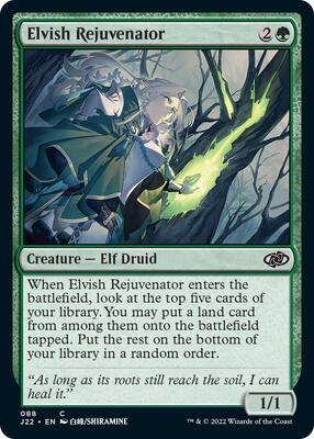 Elvish Rejuvenator card from Jumpstart 2022