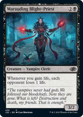 Marauding Blight-Priest card from Jumpstart 2022