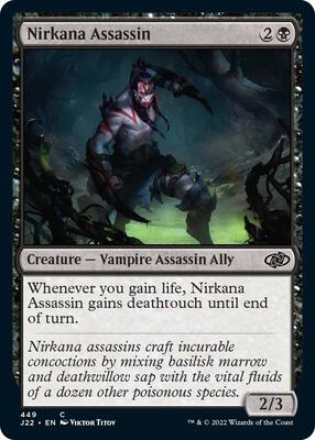 Nirkana Assassin card from Jumpstart 2022