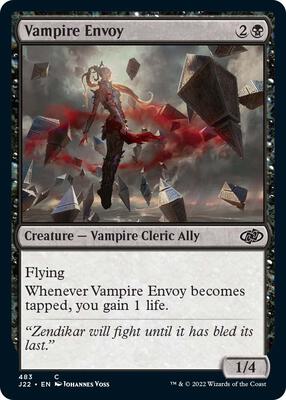 Vampire Envoy card from Jumpstart 2022