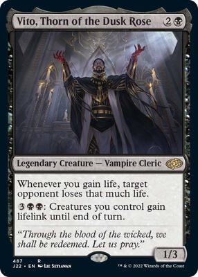 Vito, Thorn of the Dusk Rose card from Jumpstart 2022