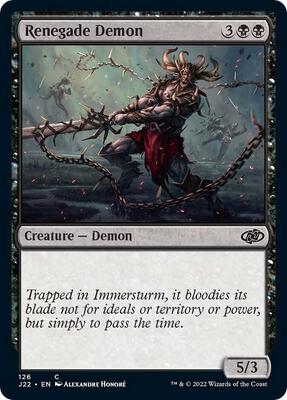 Renegade Demon card from Jumpstart 2022