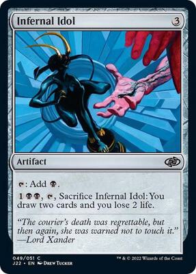 Infernal Idol card from Jumpstart 2022