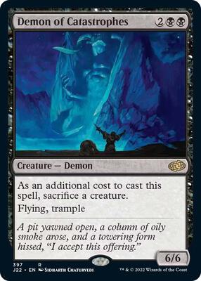 Demon of Catastrophes card from Jumpstart 2022