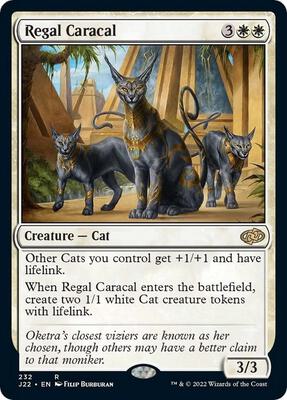 Regal Caracal card from Jumpstart 2022