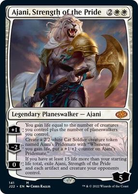 Ajani, Strength of the Pride card from Jumpstart 2022