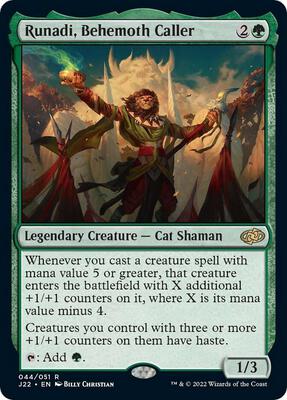 Runadi, Behemoth Caller card from Jumpstart 2022