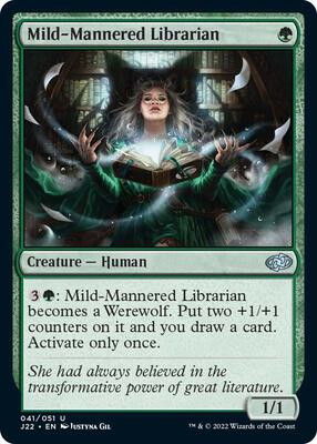 Mild-Mannered Librarian card from Jumpstart 2022