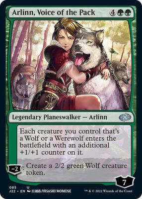 Arlinn, Voice of the Pack card from Jumpstart 2022