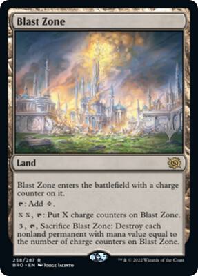 Blast Zone (BRO) card from Promo Pack: The Brothers' War