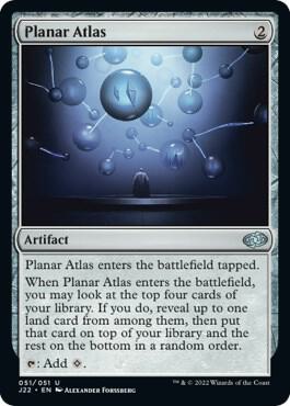 Planar Atlas card from Jumpstart 2022