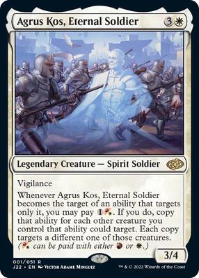 Agrus Kos, Eternal Soldier card from Jumpstart 2022
