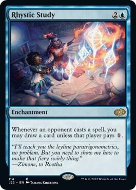Rhystic Study card from Jumpstart 2022