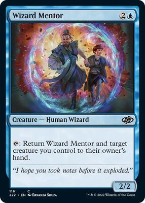 Wizard Mentor card from Jumpstart 2022