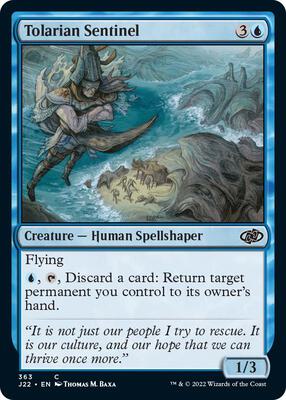 Tolarian Sentinel card from Jumpstart 2022