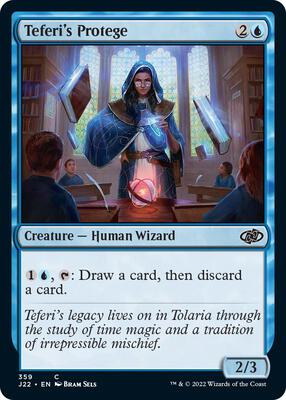 Teferi's Protege card from Jumpstart 2022