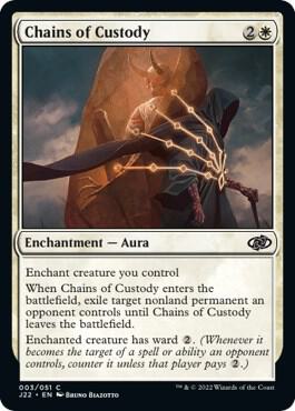 Chains of Custody card from Jumpstart 2022