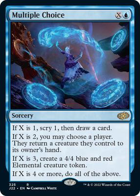 Multiple Choice card from Jumpstart 2022