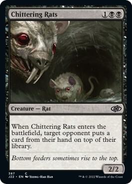 Chittering Rats card from Jumpstart 2022
