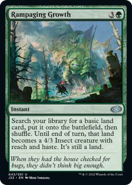 Rampaging Growth card from Jumpstart 2022