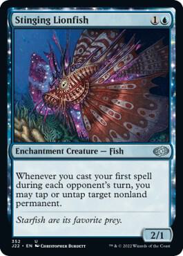 Stinging Lionfish card from Jumpstart 2022