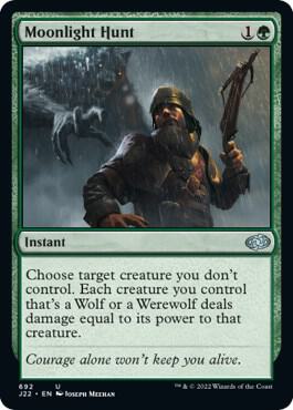 Moonlight Hunt card from Jumpstart 2022