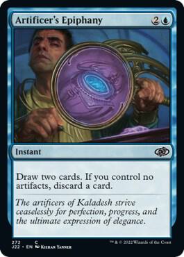 Artificer's Epiphany card from Jumpstart 2022