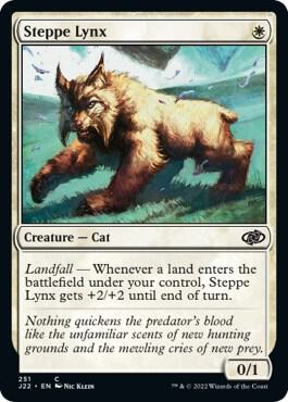 Steppe Lynx card from Jumpstart 2022
