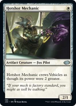 Hotshot Mechanic card from Jumpstart 2022