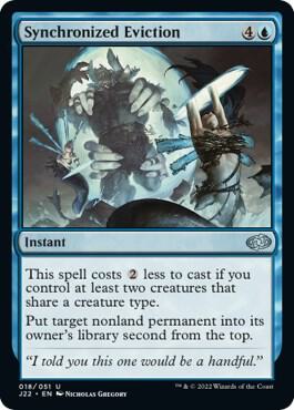 Synchronized Eviction card from Jumpstart 2022