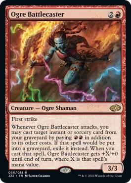 Ogre Battlecaster card from Jumpstart 2022
